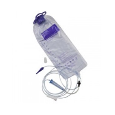 ENTERAL FEEDING BAG 1200ML WITH ATTACHED PUMP